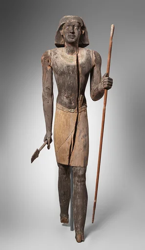 Standing Statue of Mitry with flaring wig