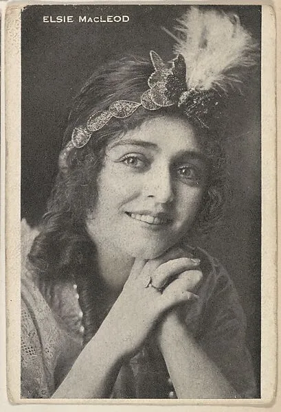 Elsie MacLeod, from the Black and White Movie Stars series (D1), issued by the E. H. Koester Baking Company — E. H. Koester Baking Company, Baltimore