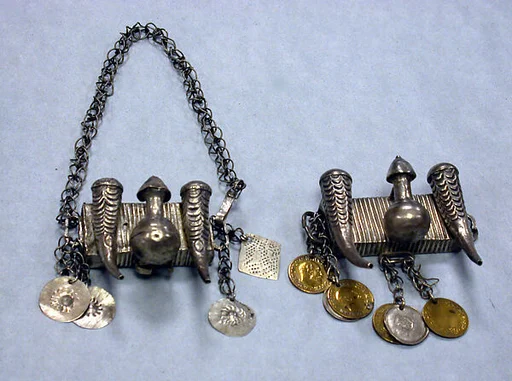 Arm Bands: Calabash and Horn Motif with Pendants