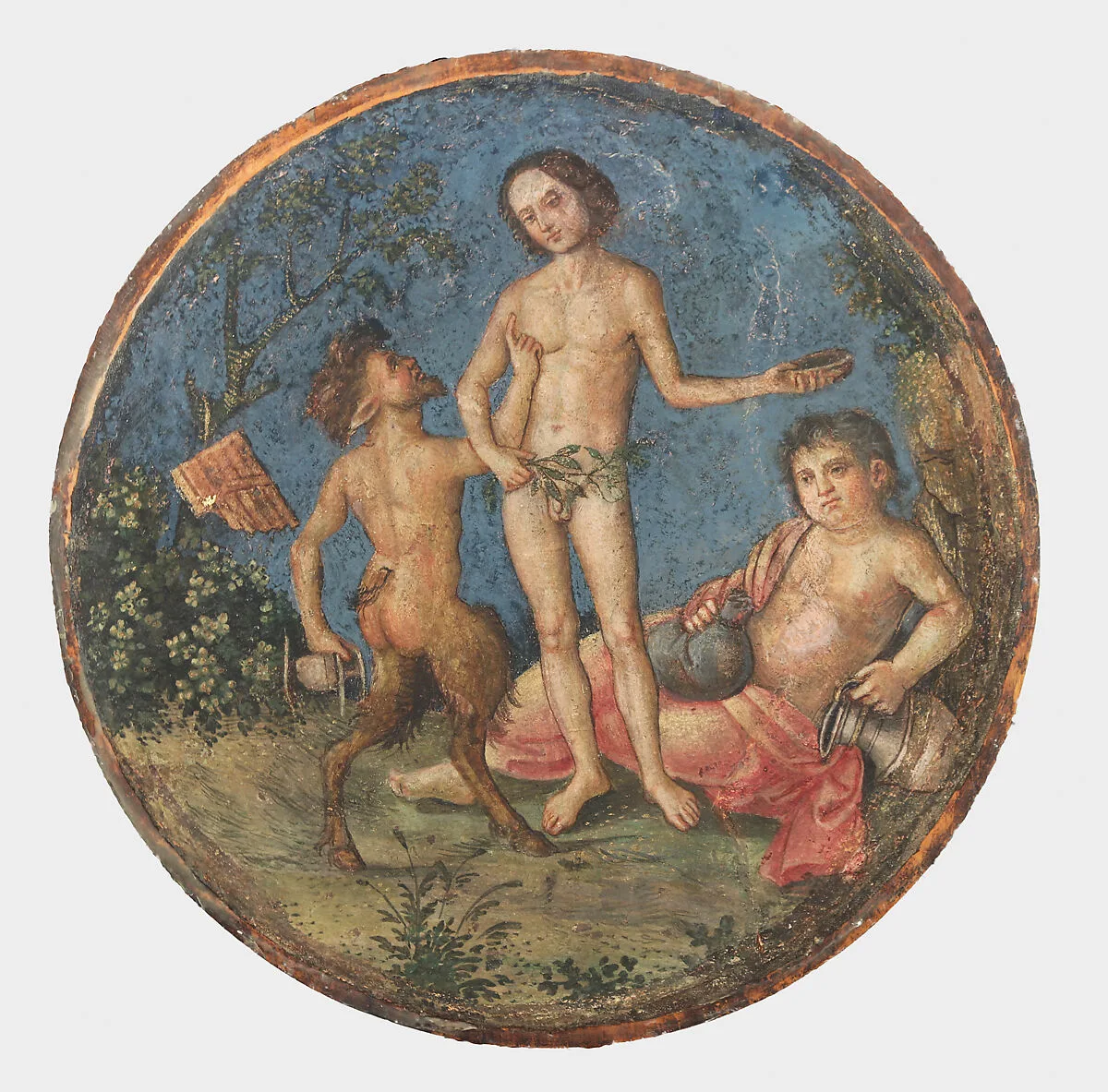 Bacchus, Pan and Silenus — Pinturicchio