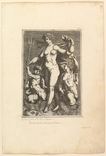 Thetis Standing with Two Tritons