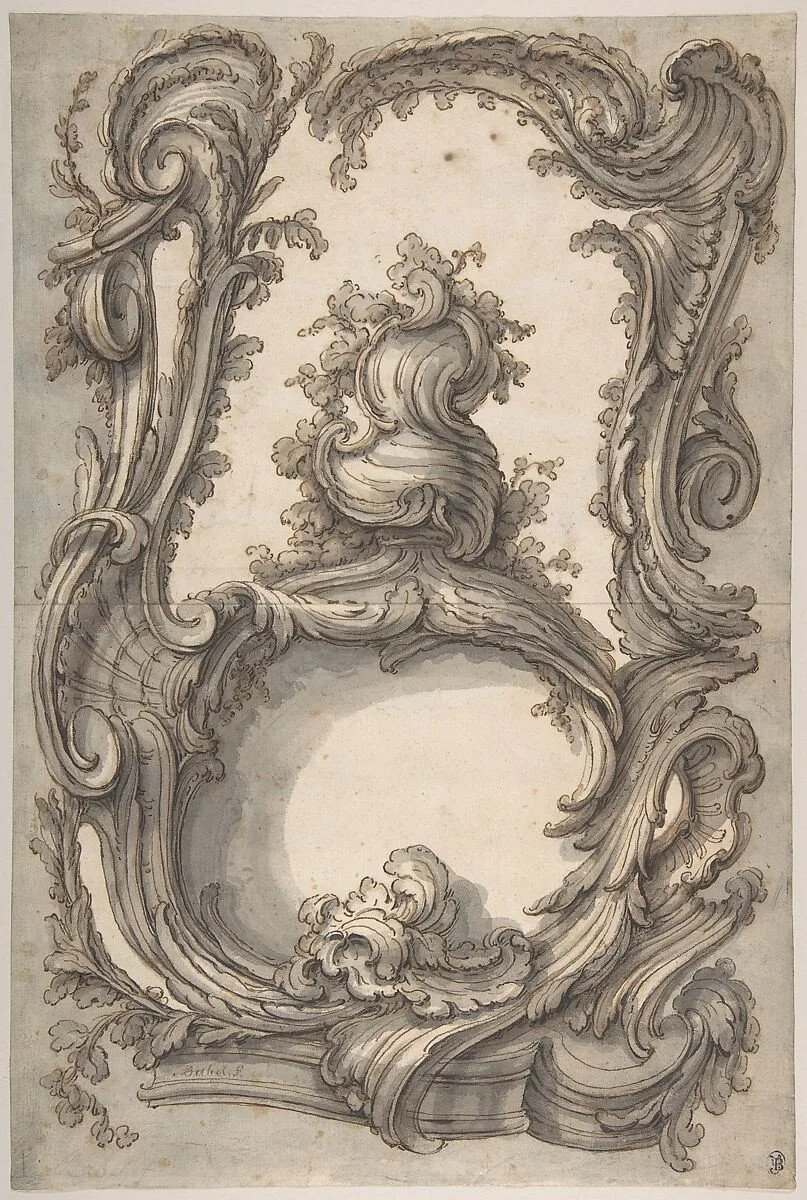Study for a Cartouche — Pierre Edmé Babel