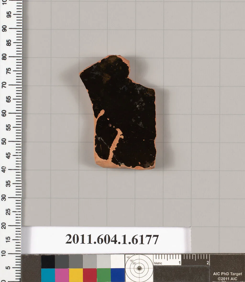Terracotta fragment of a kylix (drinking cup) — Unknown