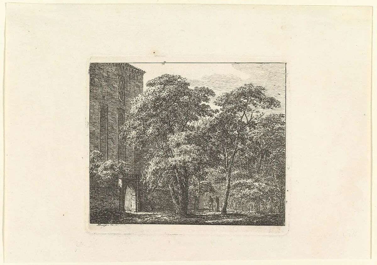 Gothic Architecture in a Landscape — Domenico Quaglio II