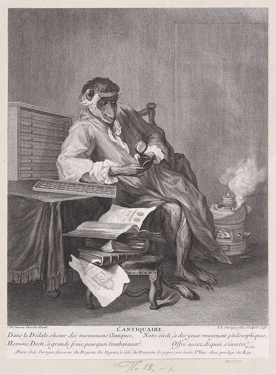 The Antiquarian — Jean Siméon Chardin|Pierre Louis Surugue
