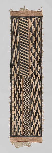 Masi bolabola (barkcloth panel) — Unknown