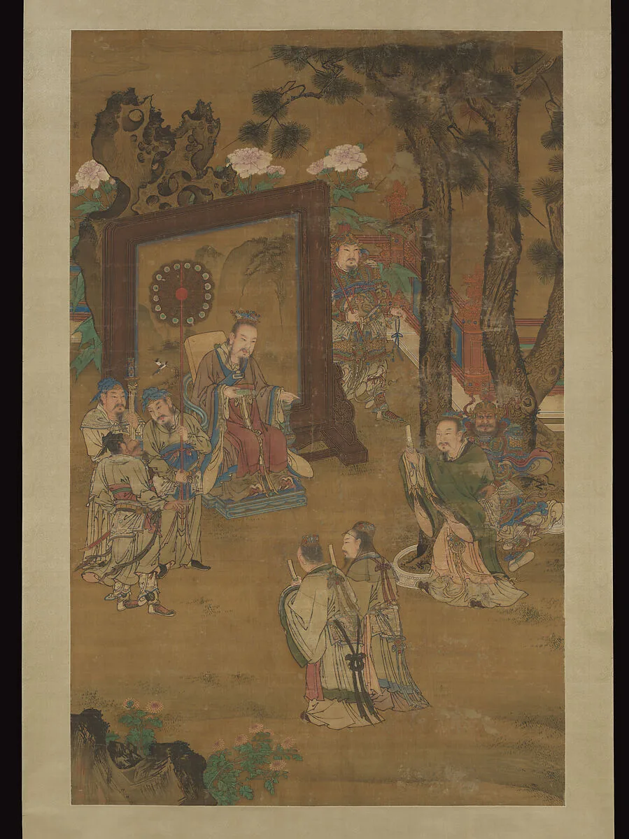 明 劉俊 納諫圖 軸|Remonstrating with the emperor — Liu Jun
