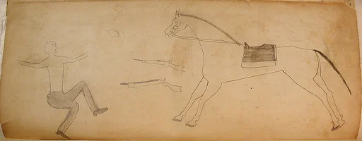 Maffet Ledger: Man, Guns, and Horse