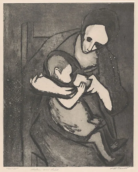 Mother and Child — Will Barnet|WPA