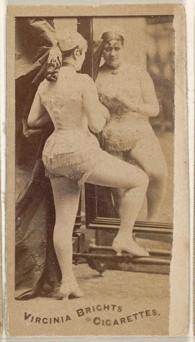 From the Actors and Actresses series (N45, Type 5) for Virginia Brights Cigarettes — Allen & Ginter