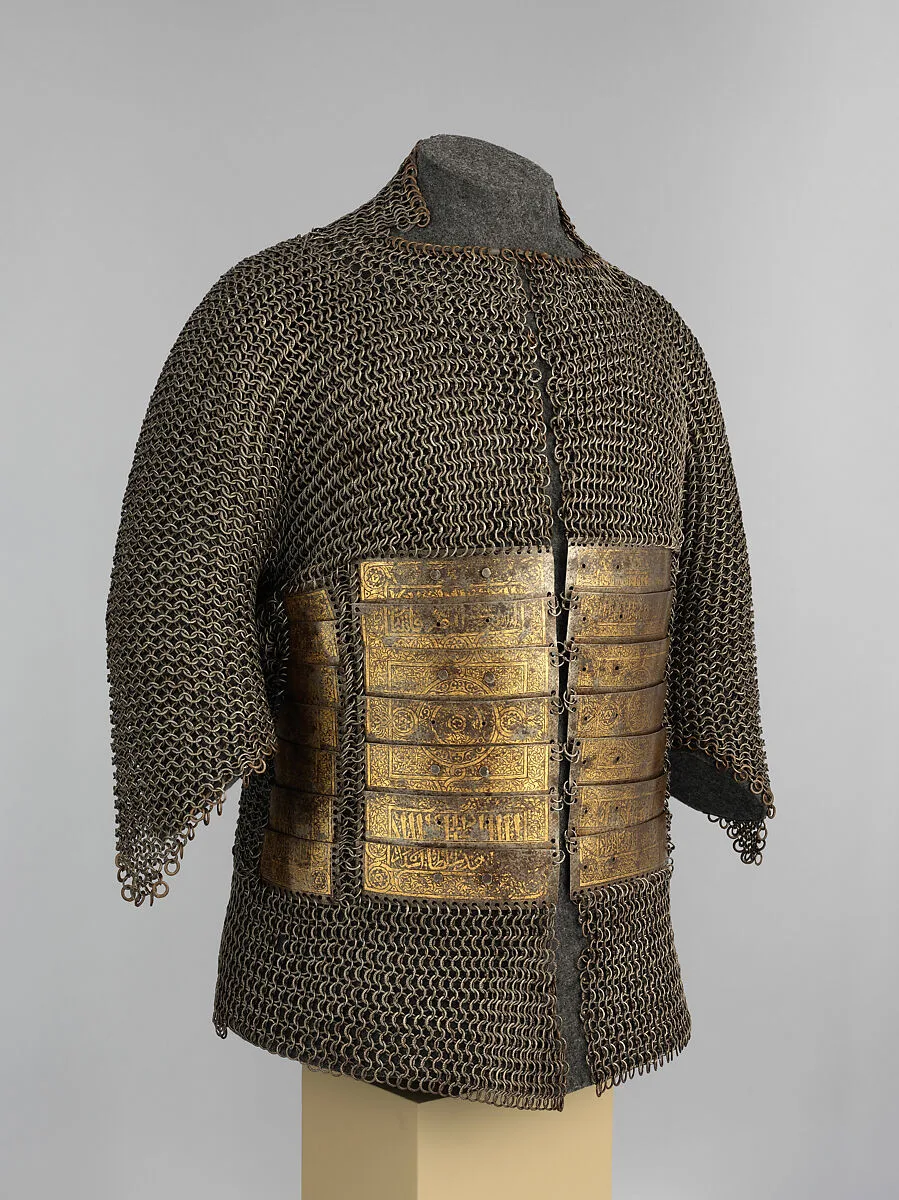 Shirt of Mail and Plate of Al-Ashraf Sayf ad-Din Qaitbay (ca. 1416/18–1496), 18th Burji Mamluk Sultan of Egypt — Unknown