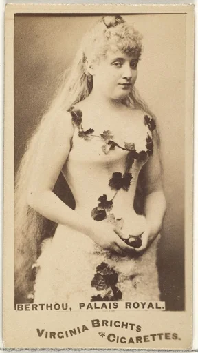 Berthou, Palais Royal, from the Actors and Actresses series (N45, Type 1) for Virginia Brights Cigarettes