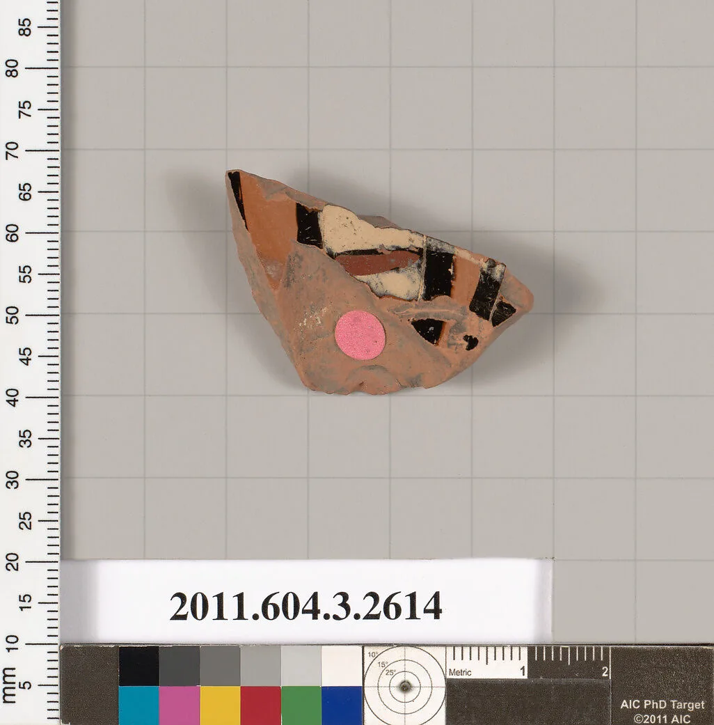Terracotta fragment of a kylix (drinking cup) — Unknown