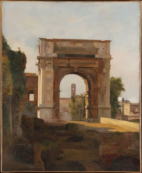 The Arch of Titus and the Forum, Rome — French Painter