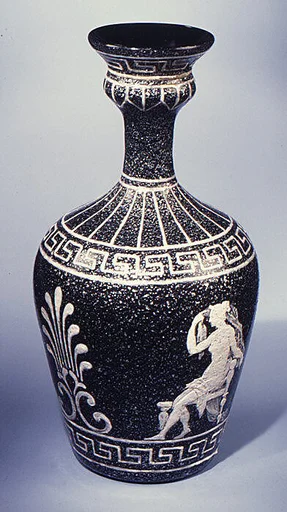 Mercury with a seated lady (Herse?)