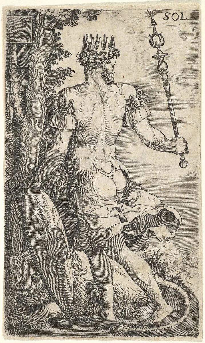 Sun from The Gods Who Preside Over the Planets — Master I.B.