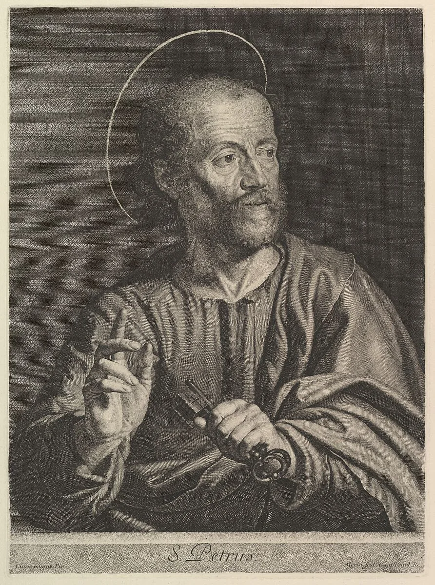 Saint Pierre — Jean Morin|Philippe de Champaigne