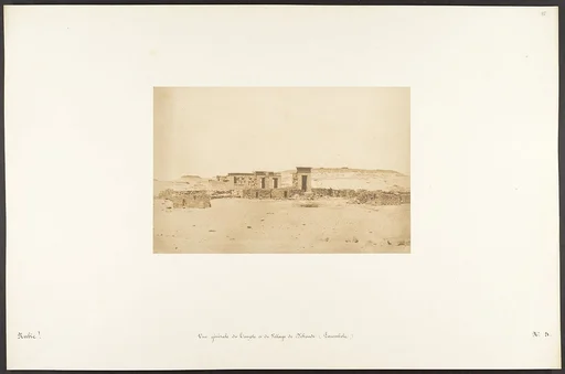 Vue générale du Temple et du Village de Déboude (Parembole)