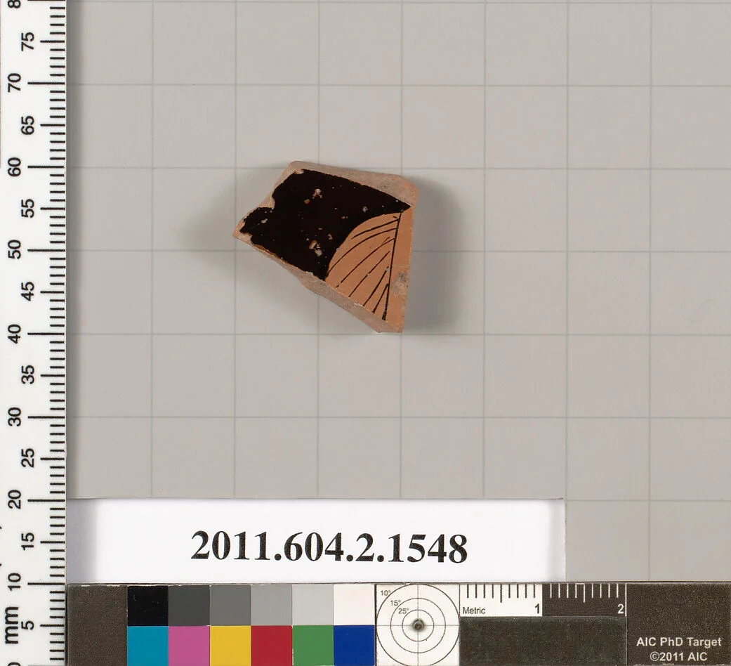 Terracotta fragment of a skyphos (deep drinking cup) — Unknown
