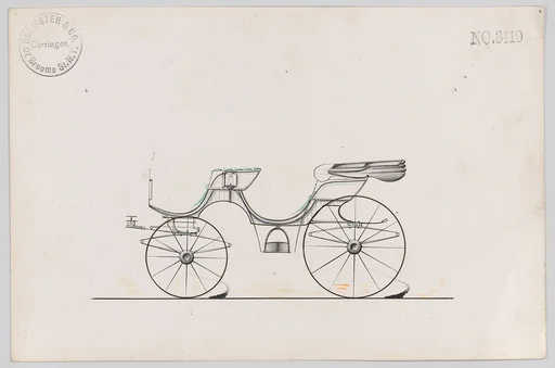 Design for Cabriolet Phaeton, no. 3119a