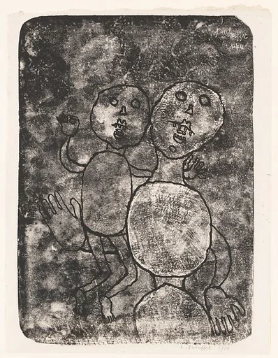 Matière et mémoire: Femme et son petit