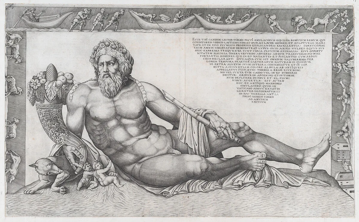 Speculum Romanae Magnificentiae: The Tiber — Nicolas Beatrizet|Antonio Lafreri