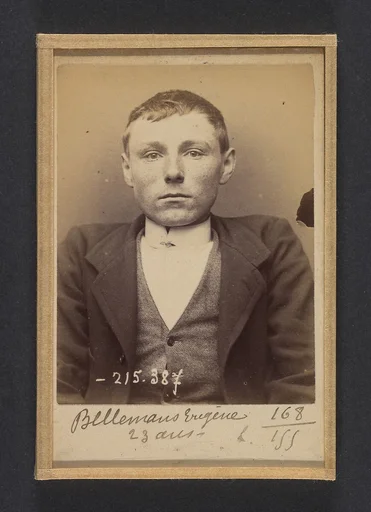 Bellemans. Eugène (ou Michel). 23 ans, né à Gand (Belgique). Tailleur d'habits. Anarchiste. 9/3/94.