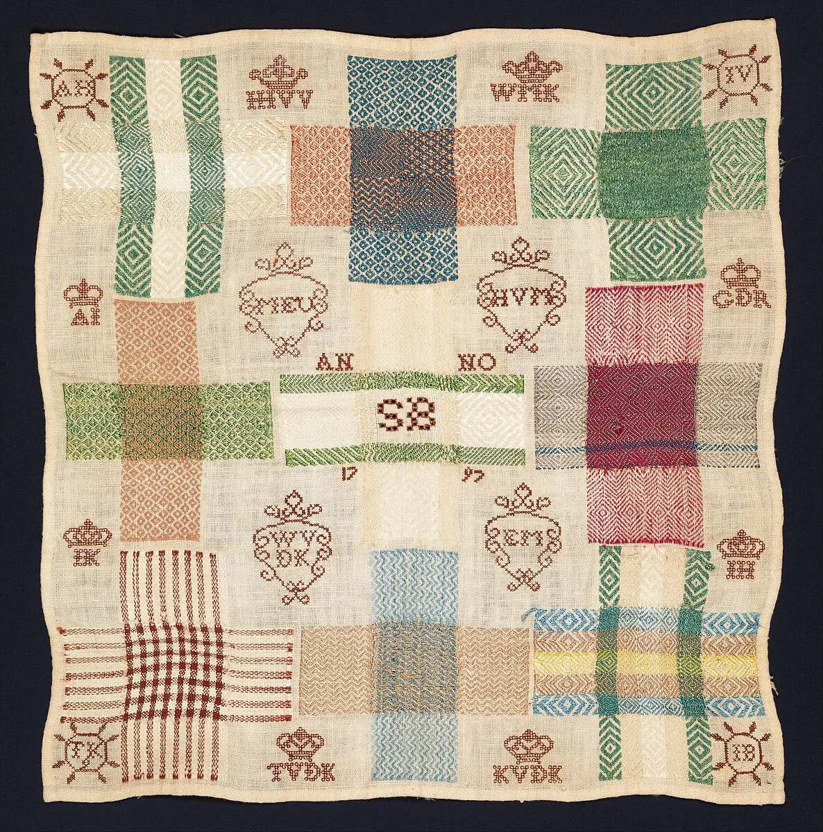 Darning sampler — Unknown