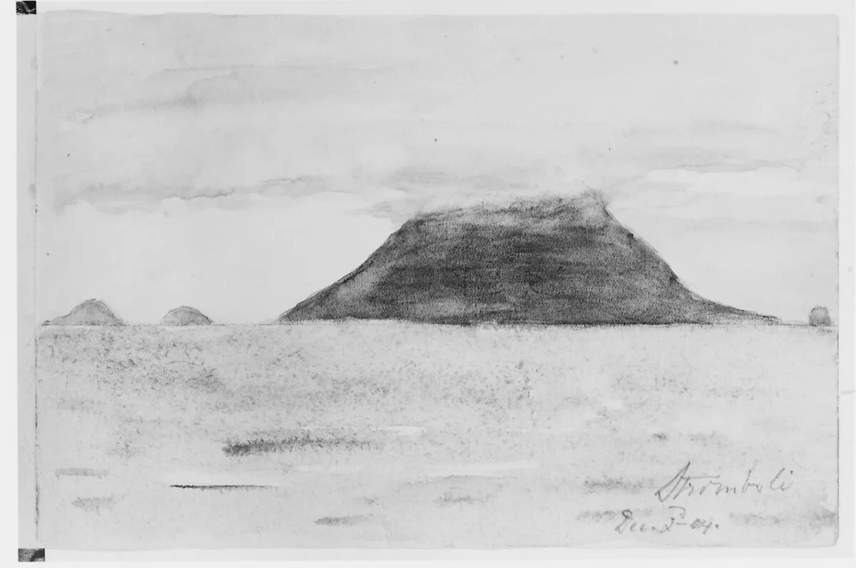 Stromboli, 1904 (from Sketchbook) — Mary Newbold Sargent