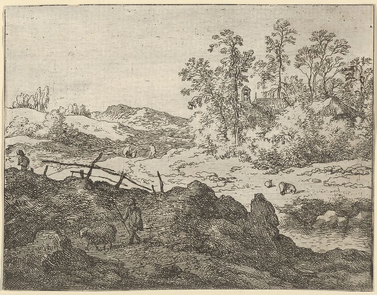 The Shepherd and the Lamb — Allart van Everdingen