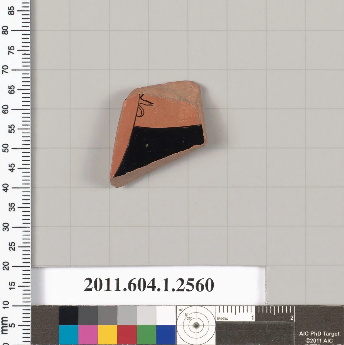 Terracotta fragment of a kylix (drinking cup) — Unknown