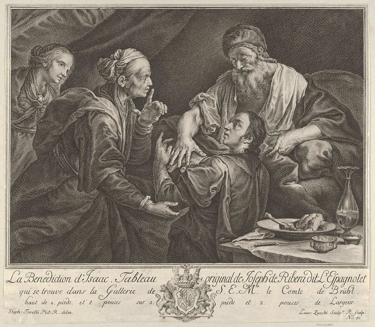 Isaac Blessing Jacob — Jusepe de Ribera (called Lo Spagnoletto)|Stefano Torelli|Lorenzo Zucchi
