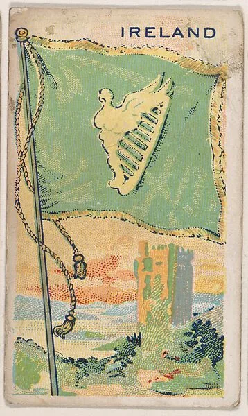 Ireland, bakery card from the Flags series (D34), issued by the Ward-Mackey Company — Ward-Mackey Company