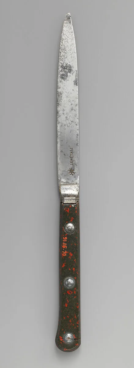 Table knife — Unknown