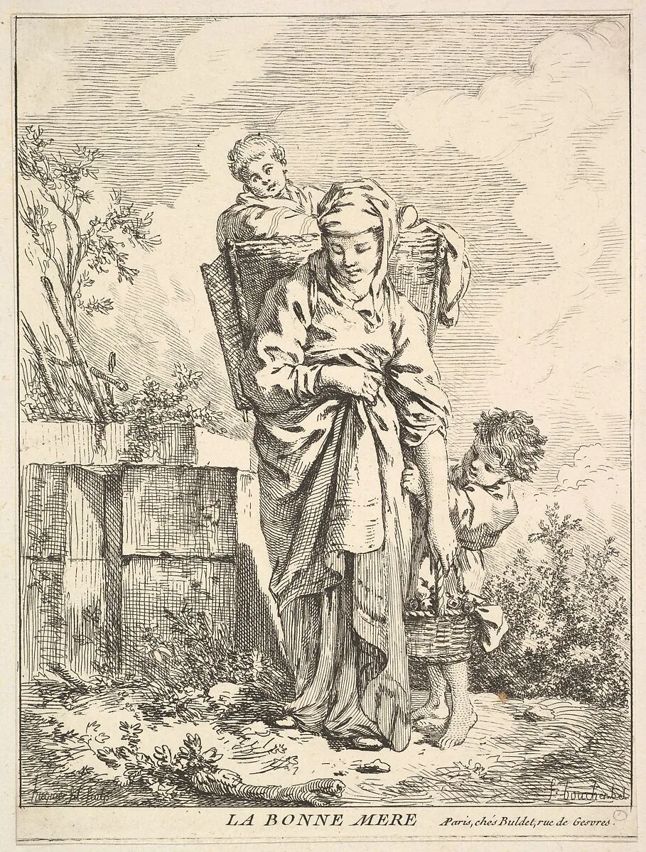 The Good Mother — Jacques Gabriel Huquier|François Boucher|Buldet