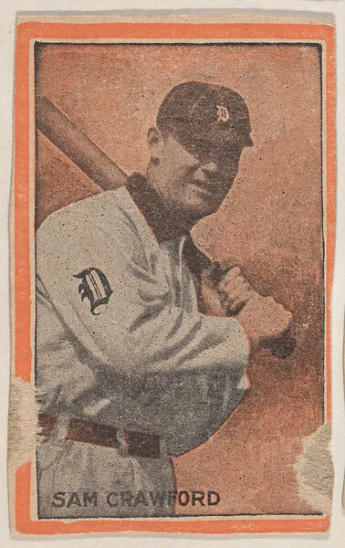 Sam Crawford, from the Baseball Players set (W500) (Orange Borders) — Unknown