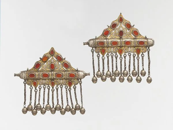 Triangular Amulet Holder, One of a Pair — Unknown