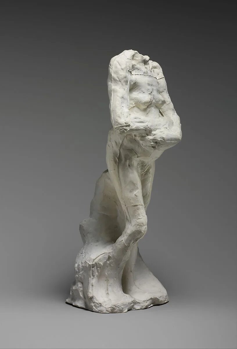 Old Woman Standing with Folded Arms — Auguste Rodin