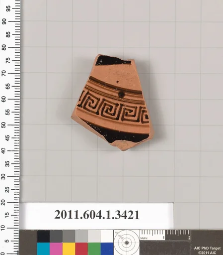 Terracotta fragment of a kylix (drinking cup)