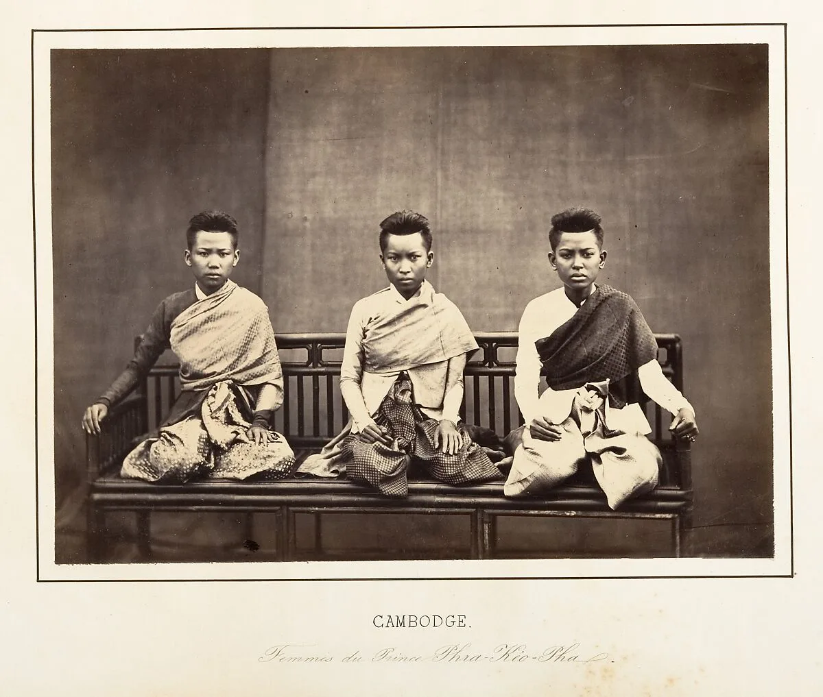 Femmes du Prince Phra-Kéo-Pha — Emile Gsell