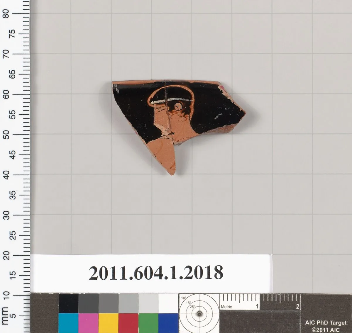 Terracotta rim fragment of a kylix (drinking cup) — Unknown