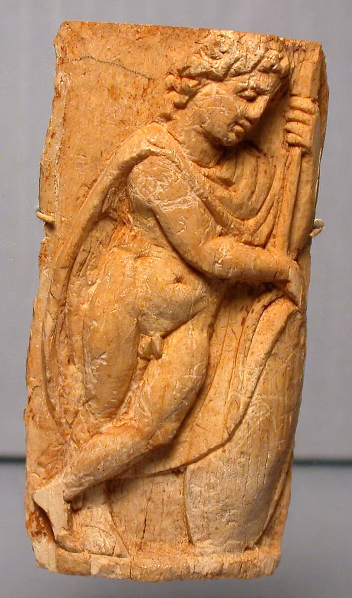 Panel with Warrior Resting — Unknown