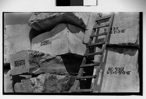 [Rocks and Ladder in Quarry]