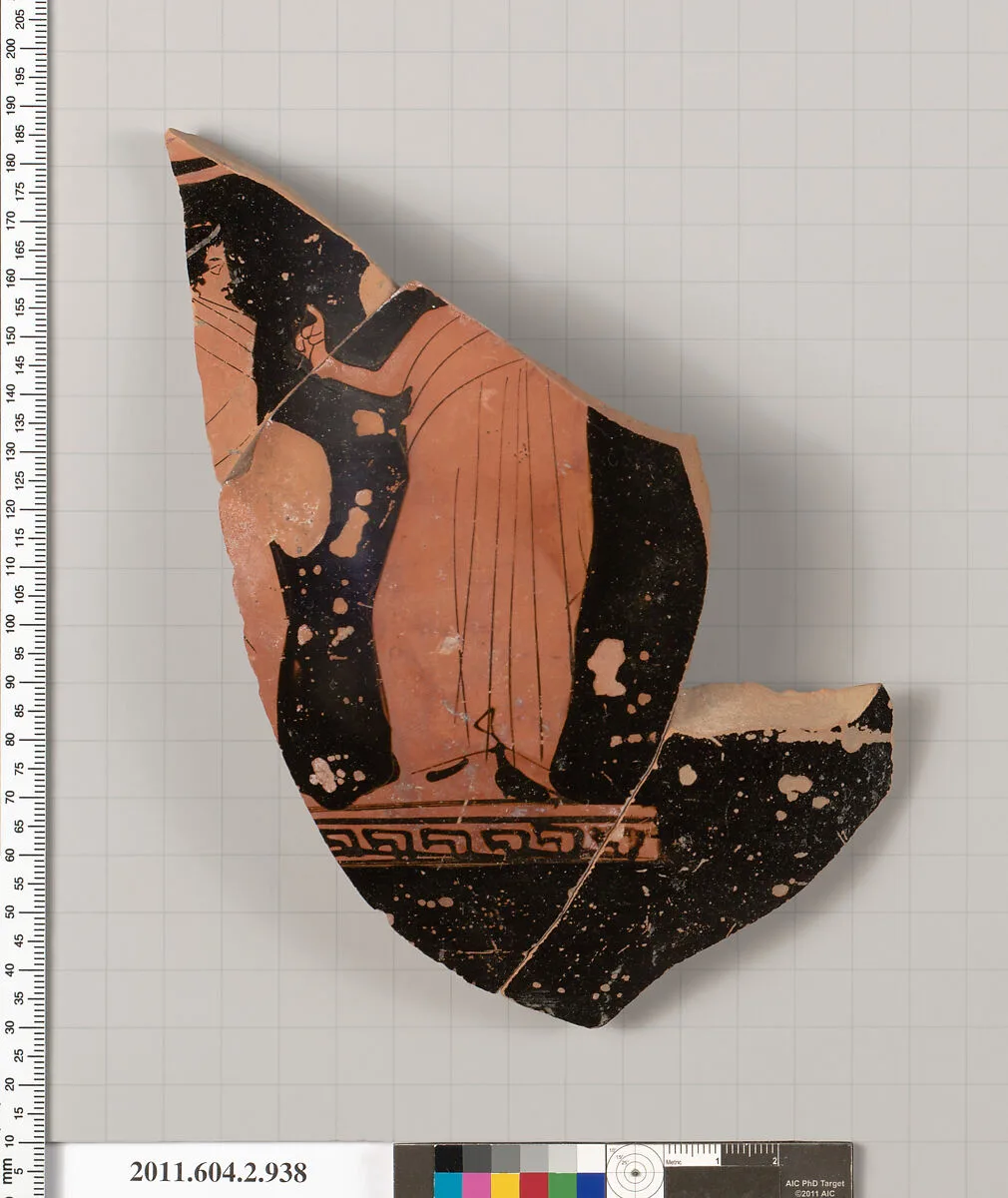 Terracotta fragment of a bell-krater (bowl for mixing wine and water) — Unknown