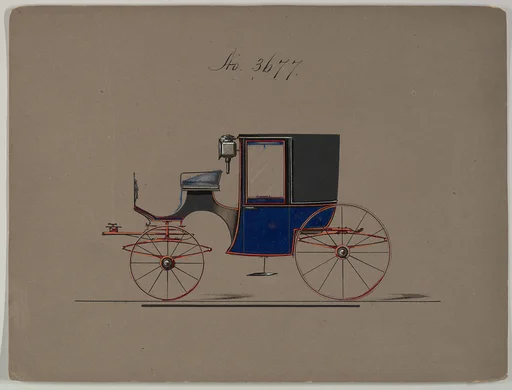 Design for Brougham, no. 3677