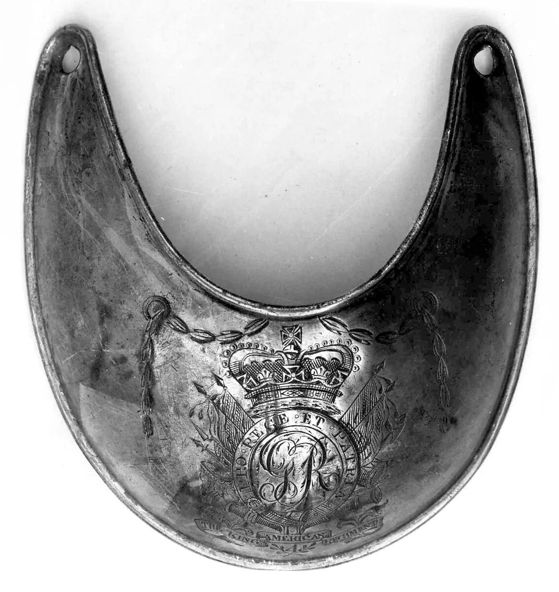 Gorget of an Officer of the King's American Regiment — Unknown