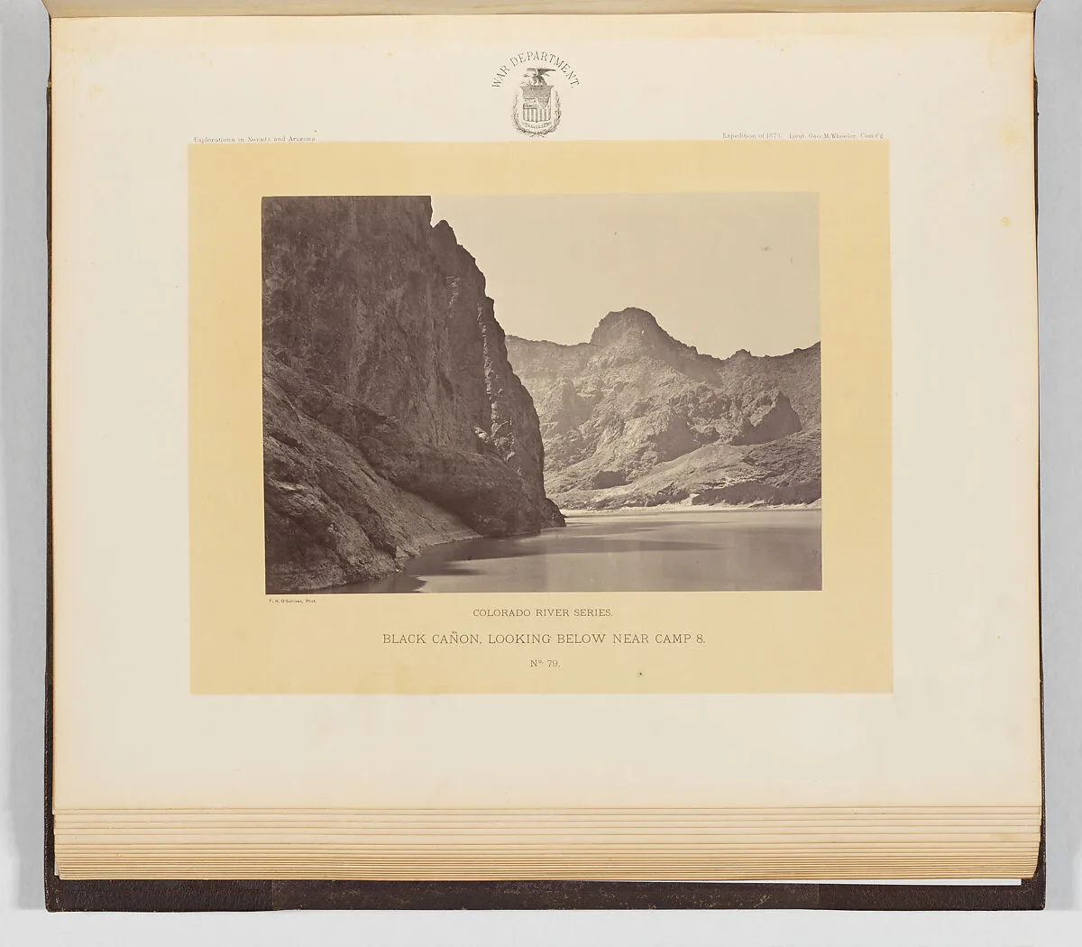 Black Cañon, Looking Below Near Camp 8 — Timothy H. O'Sullivan