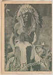 Chief Thunder Cloud from Wild Colors Autographed Strip Cards (W623) — Unknown