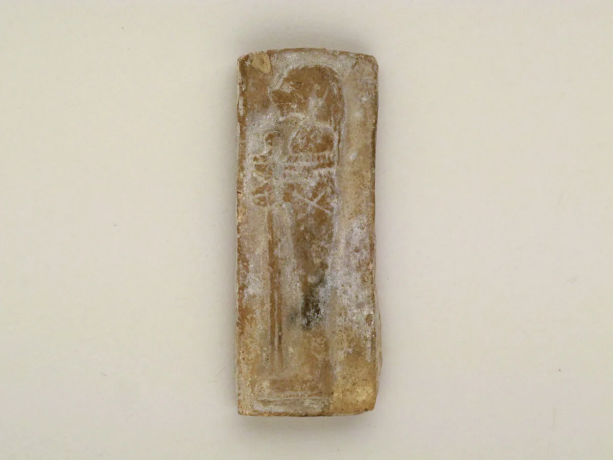 Terracotta foil mold of the son of Horus — Unknown