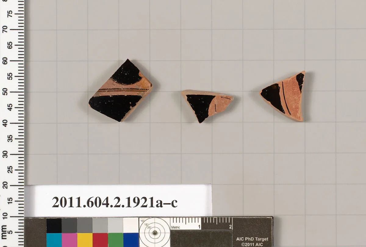 Terracotta fragments of skyphoi (deep drinking cups) — Unknown